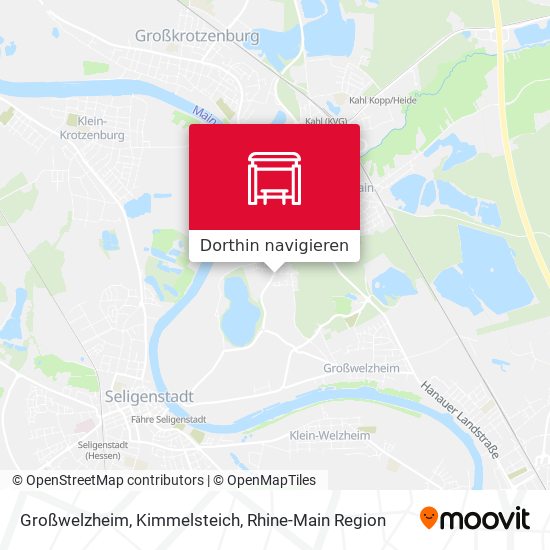 Großwelzheim, Kimmelsteich Karte