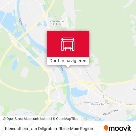 Kleinostheim, am Dillgraben Karte