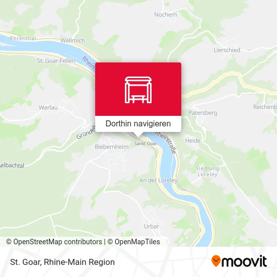 St. Goar Karte