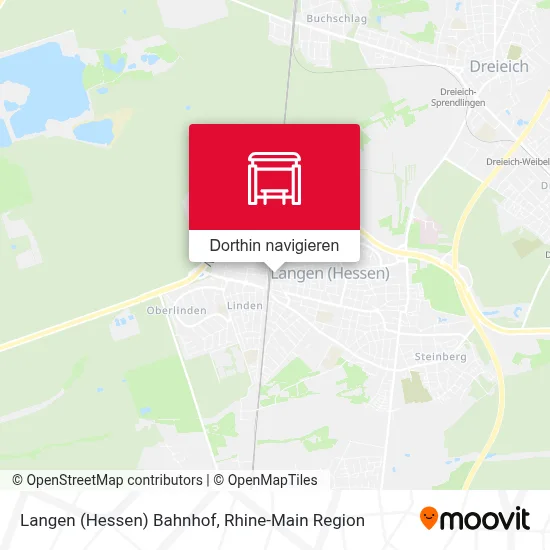 Langen (Hessen) Bahnhof - Routen, Fahrpläne und Tarife