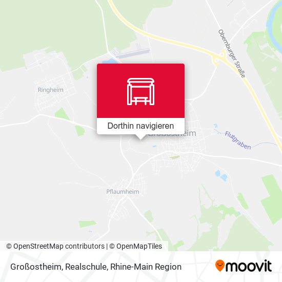 Großostheim, Realschule Karte