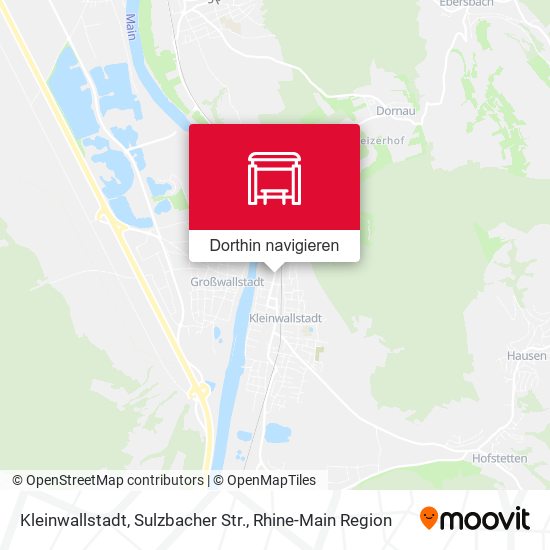 Kleinwallstadt, Sulzbacher Str. Karte