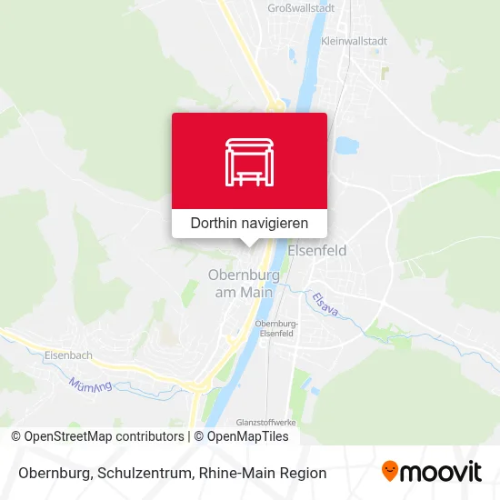 Obernburg, Schulzentrum Karte