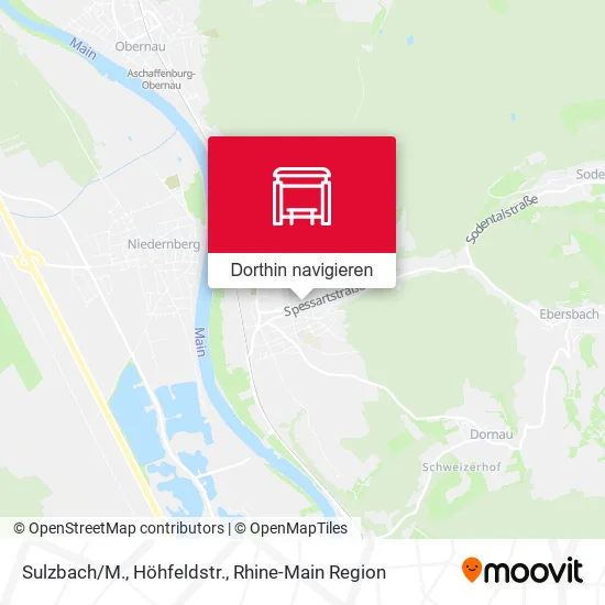 Sulzbach/M., Höhfeldstr. Karte