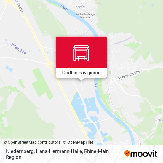 Niedernberg, Hans-Hermann-Halle Karte