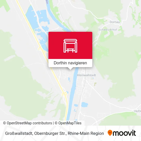 Großwallstadt, Obernburger Str. Karte