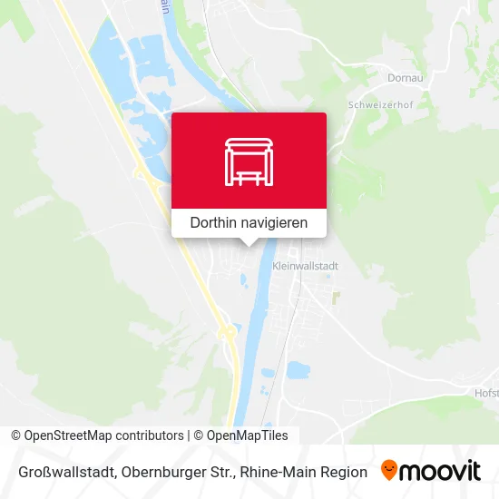 Großwallstadt, Obernburger Str. Karte