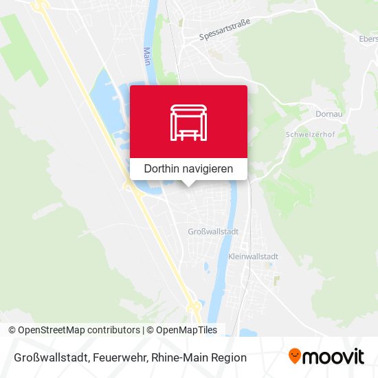 Großwallstadt, Feuerwehr Karte