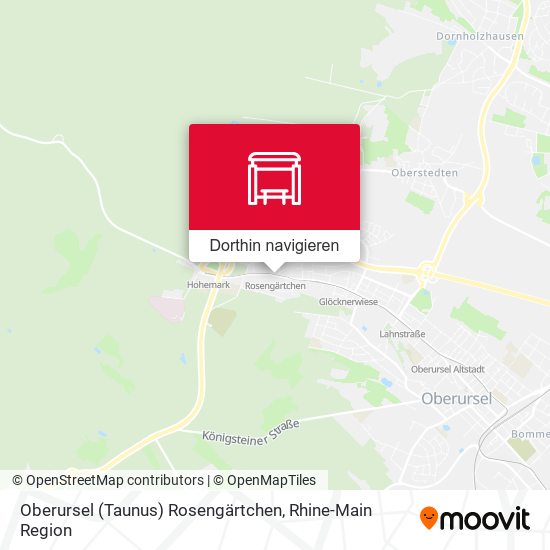 Oberursel (Taunus) Rosengärtchen Karte
