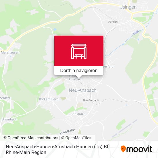 Neu-Anspach-Hausen-Arnsbach Hausen (Ts) Bf Karte