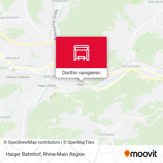 Haiger Bahnhof Karte