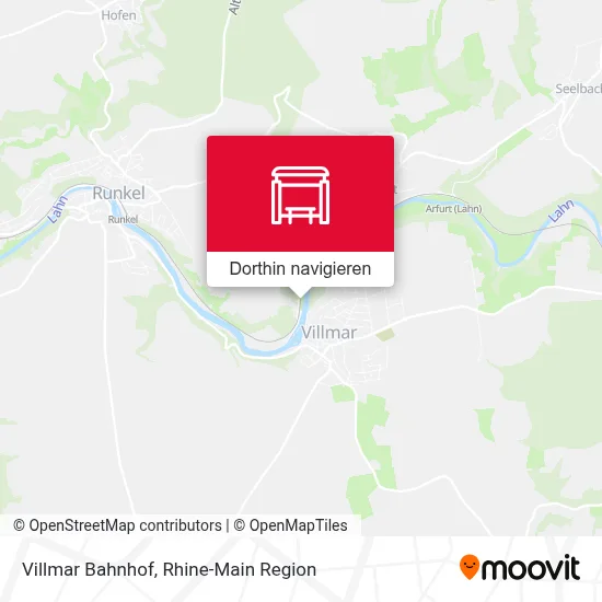 Villmar Bahnhof Karte