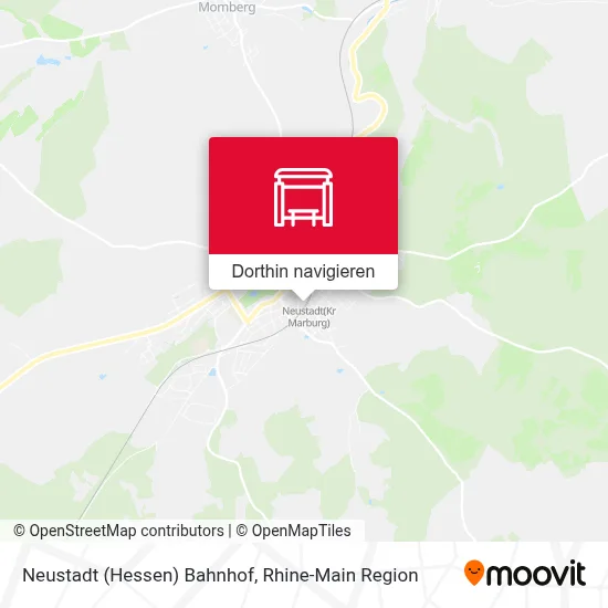 Neustadt (Hessen) Bahnhof Karte