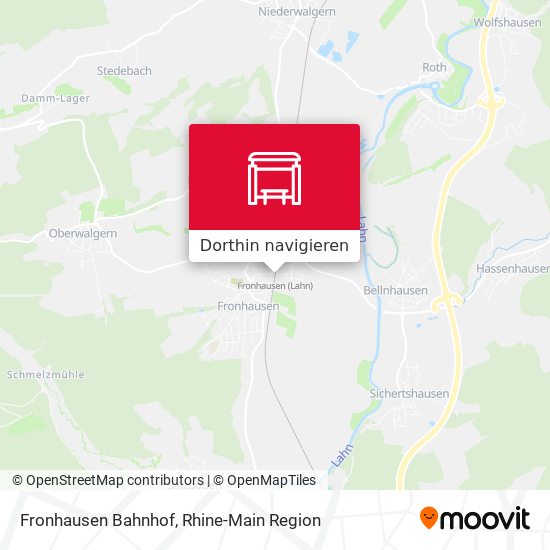 Fronhausen Bahnhof Karte