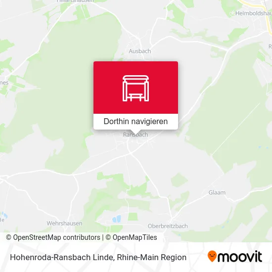 Hohenroda-Ransbach Linde Karte