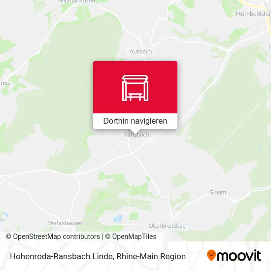 Hohenroda-Ransbach Linde Karte