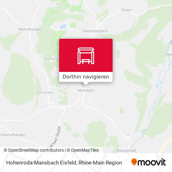 Hohenroda-Mansbach Eisfeld Karte
