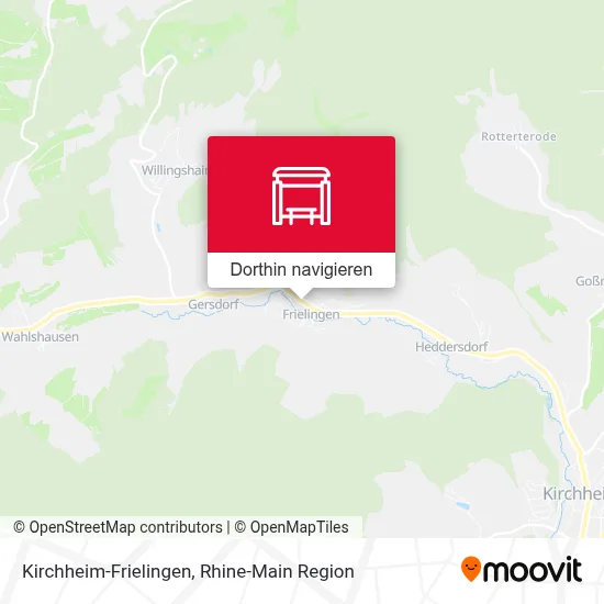 Kirchheim-Frielingen Karte