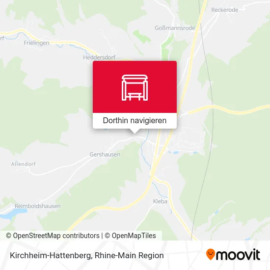 Kirchheim-Hattenberg Karte