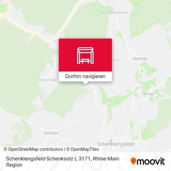 Schenklengsfeld-Schenksolz L 3171 Karte