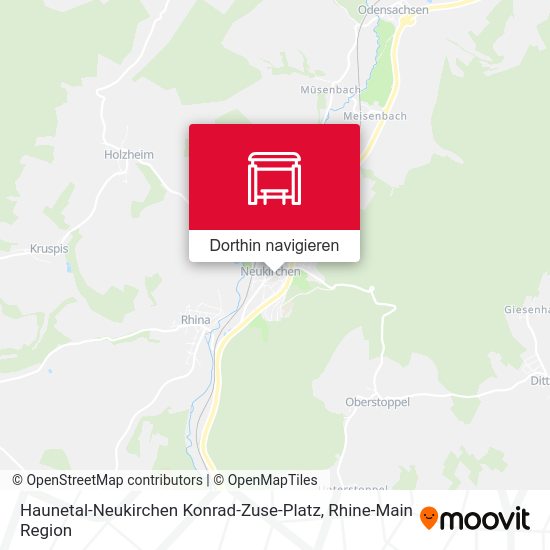 Haunetal-Neukirchen Konrad-Zuse-Platz Karte