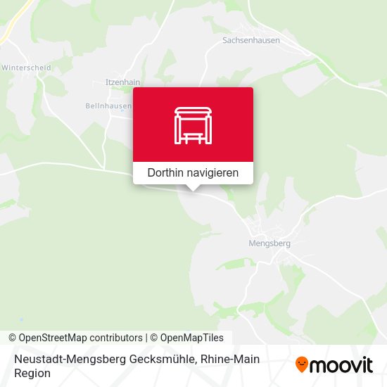 Neustadt-Mengsberg Gecksmühle Karte