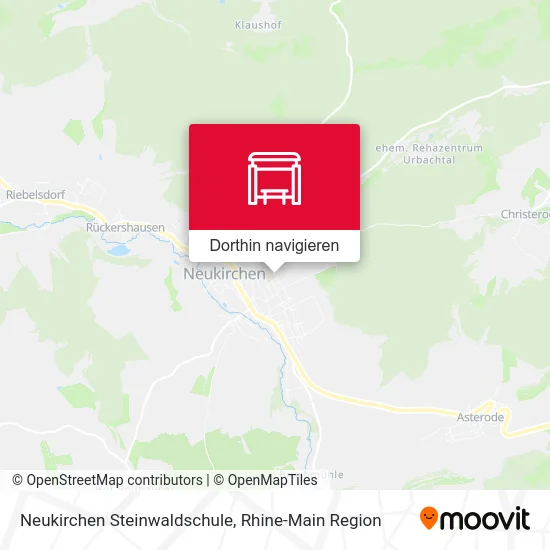 Neukirchen Steinwaldschule Karte