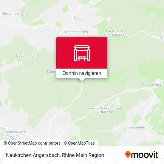 Neukirchen Angersbach Karte