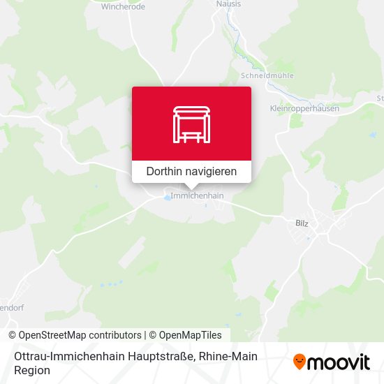 Ottrau-Immichenhain Hauptstraße Karte