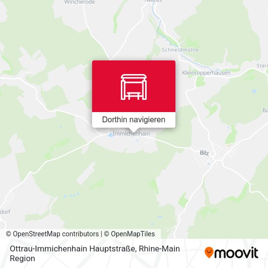 Ottrau-Immichenhain Hauptstraße Karte