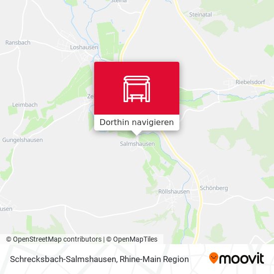 Schrecksbach-Salmshausen Karte
