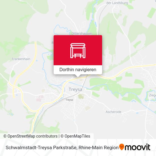 Schwalmstadt-Treysa Parkstraße Karte