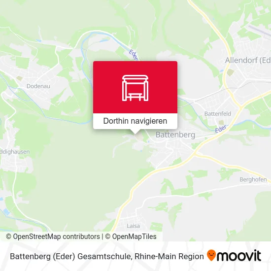 Battenberg (Eder) Gesamtschule Karte