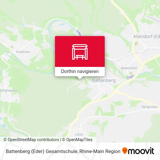 Battenberg (Eder) Gesamtschule Karte