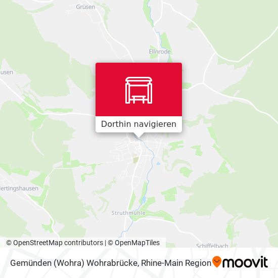 Gemünden (Wohra) Wohrabrücke Karte