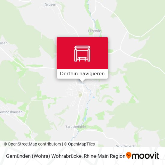 Gemünden (Wohra) Wohrabrücke Karte