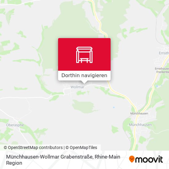 Münchhausen-Wollmar Grabenstraße Karte