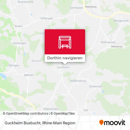Guckheim Busbucht Karte