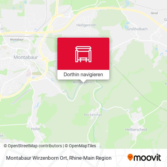 Montabaur Wirzenborn Ort Karte