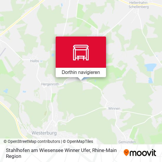 Stahlhofen am Wiesensee Winner Ufer Karte