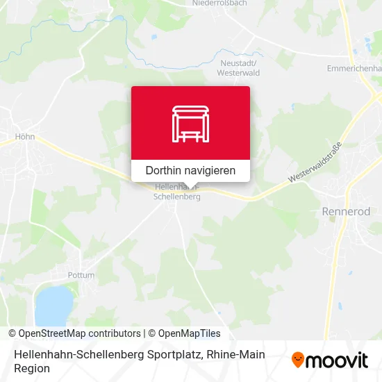 Hellenhahn-Schellenberg Sportplatz Karte