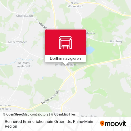 Rennerod Emmerichenhain Ortsmitte Karte
