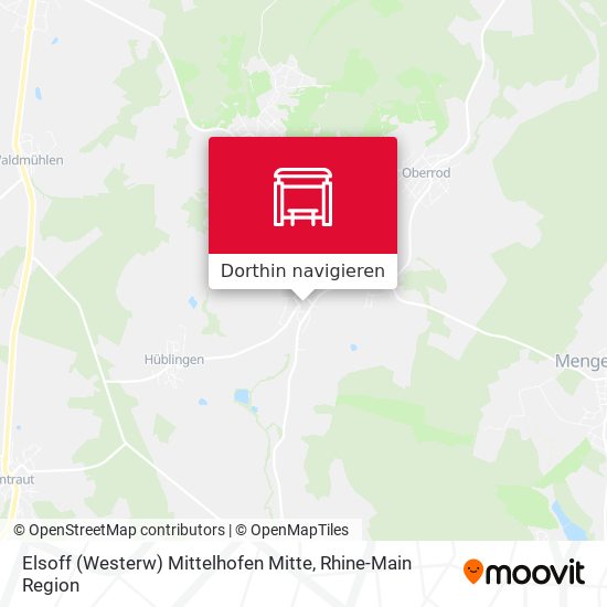 Elsoff (Westerw) Mittelhofen Mitte Karte
