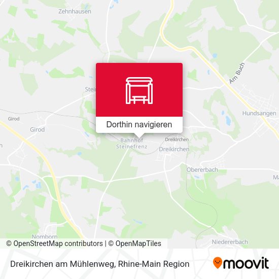 Dreikirchen am Mühlenweg Karte
