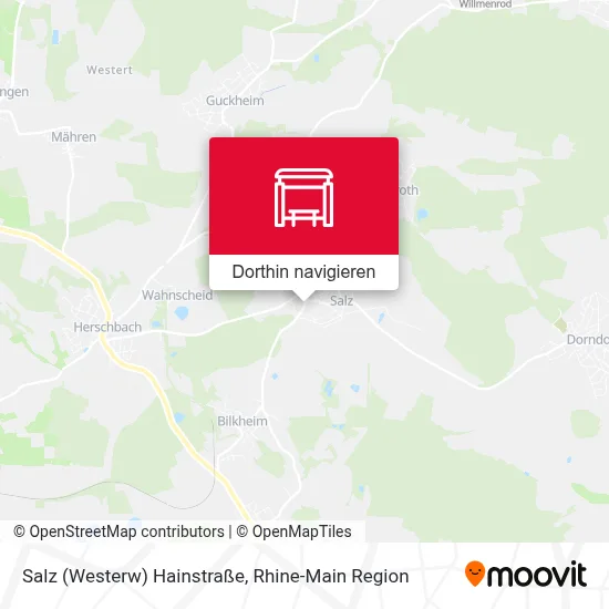 Salz (Westerw) Hainstraße Karte