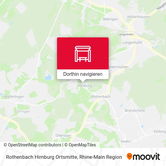 Rothenbach Himburg Ortsmitte Karte