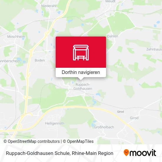 Ruppach-Goldhausen Schule Karte