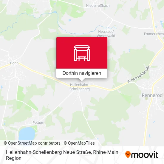 Hellenhahn-Schellenberg Neue Straße Karte