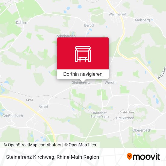 Steinefrenz Kirchweg Karte