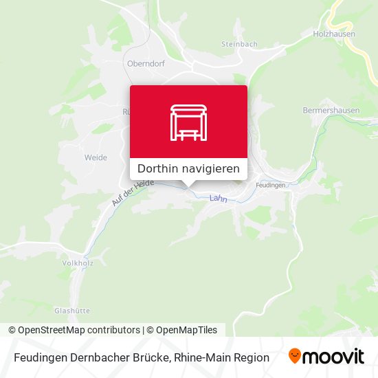 Feudingen Dernbacher Brücke Karte